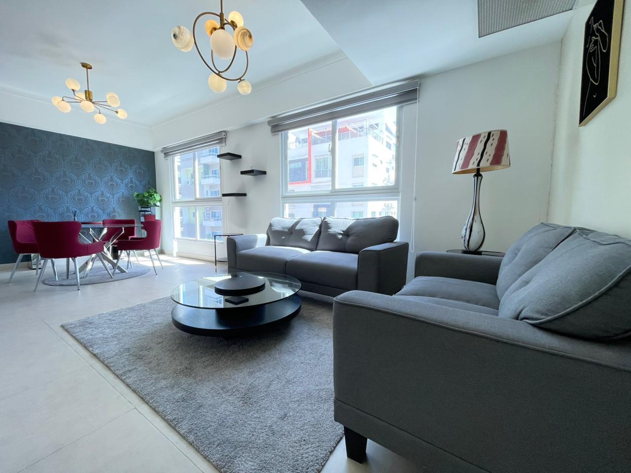 Venta de apartamento de 2 habitaciones amueblado en Evarito Morales