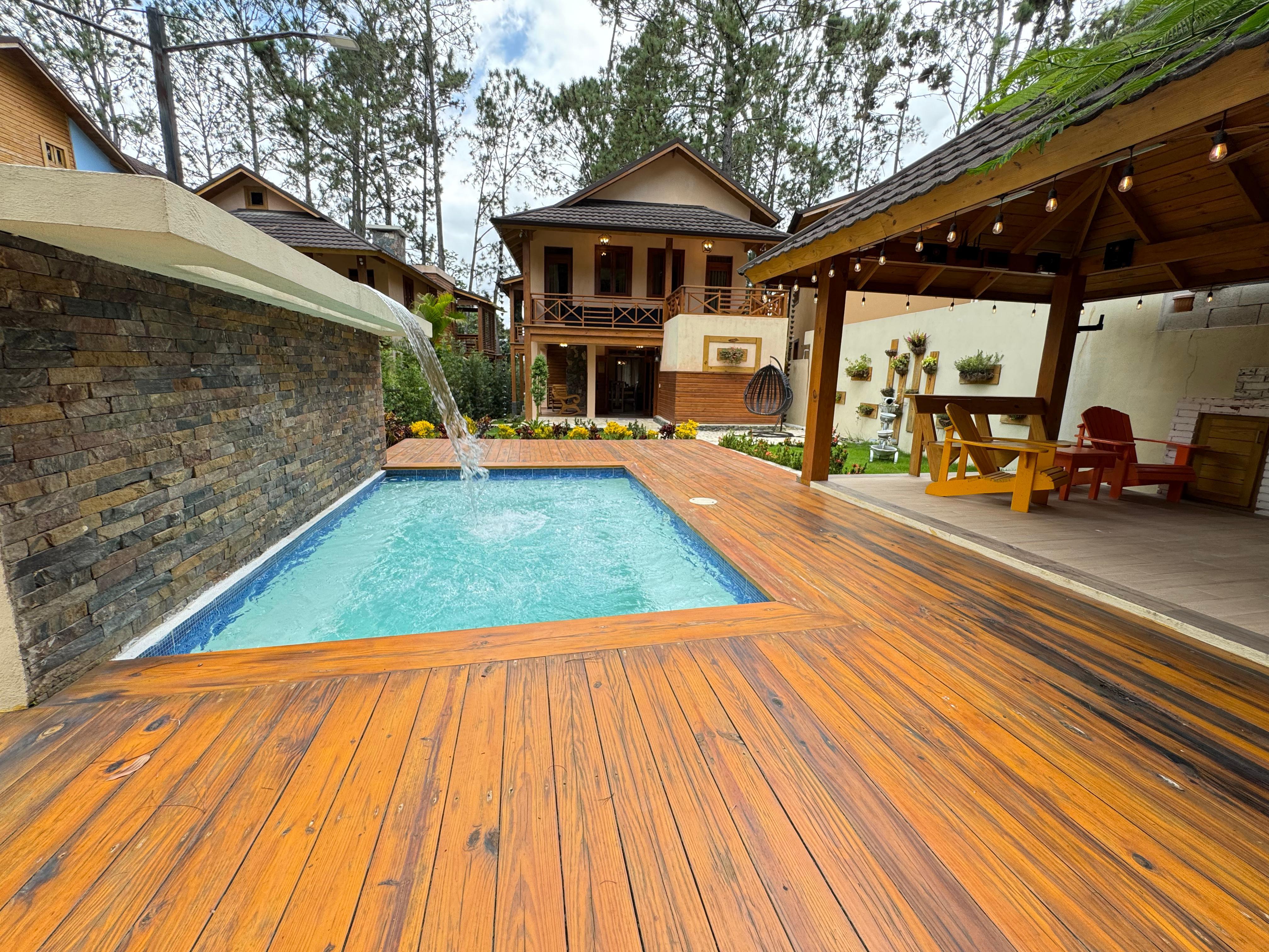 Villa en venta totalmente Amueblada en Jarabacoa 🤩