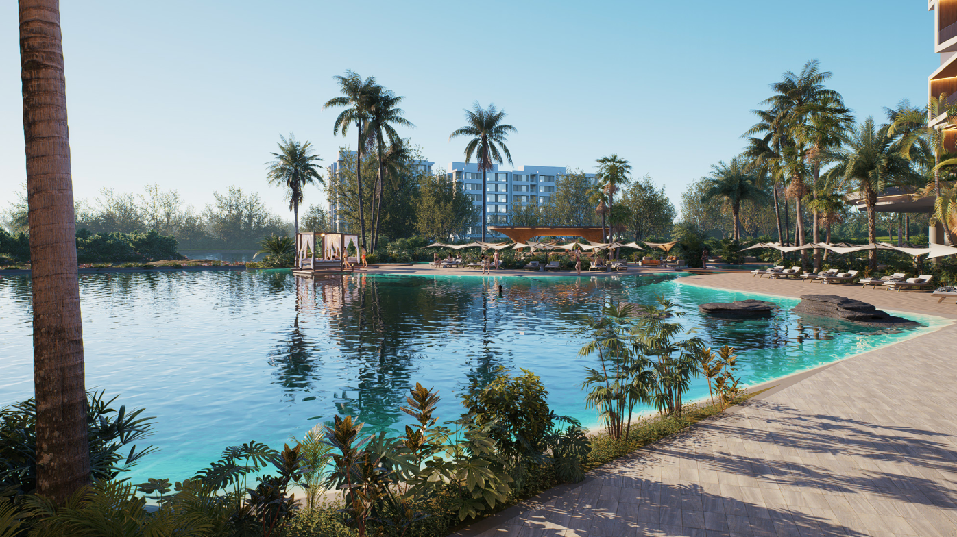 Apartamentos de lujo frente al lago