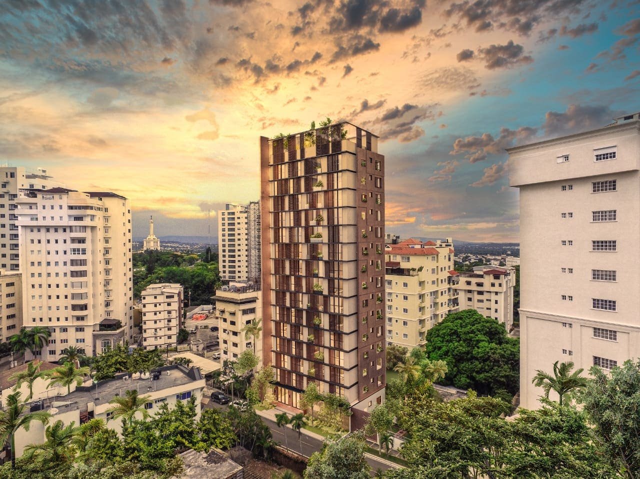 Apartamentos de 1 y 2 Habitaciones en Las Trinitarias, Santiago, con Rooftop y Piscina