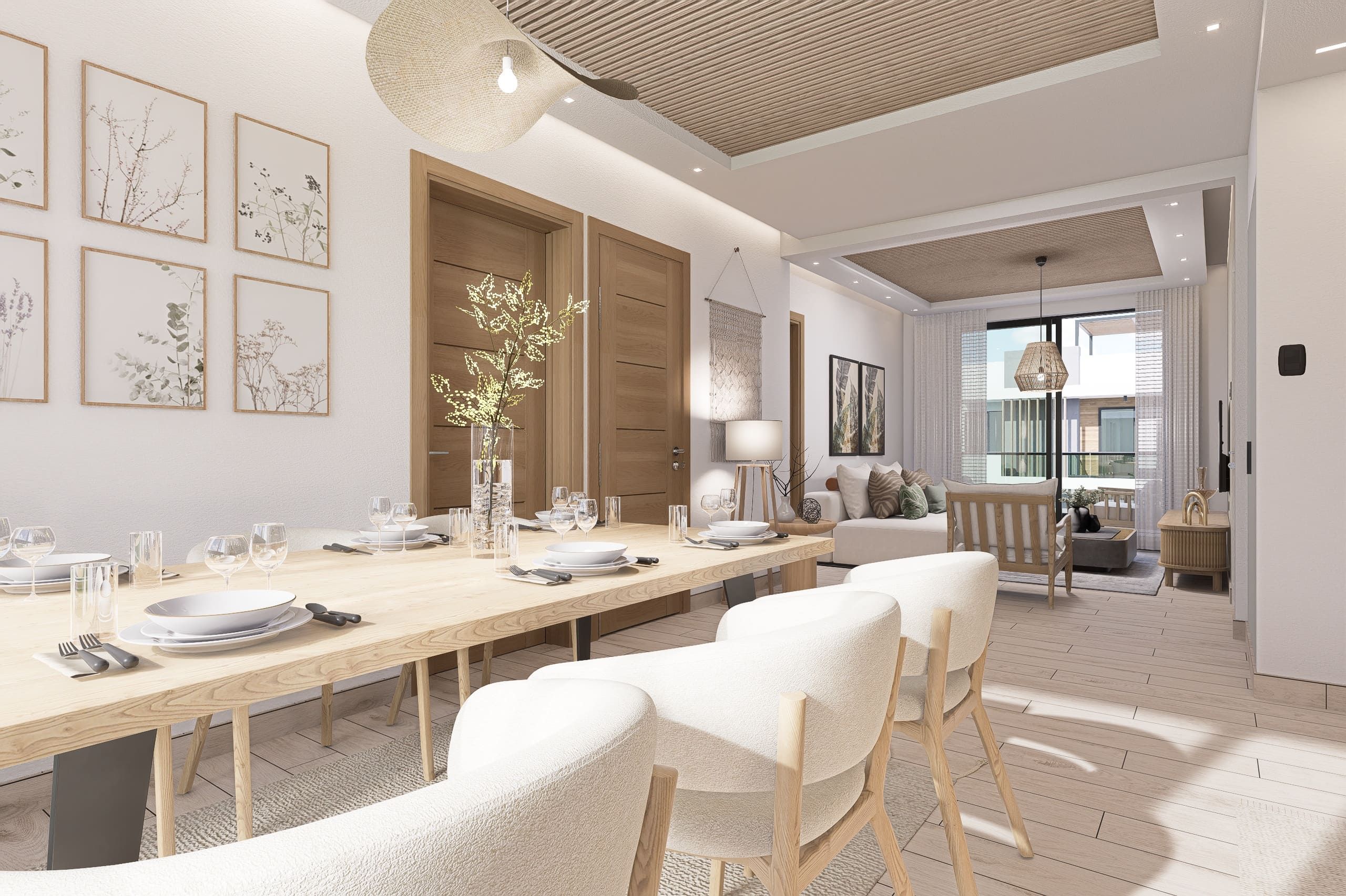 Apartamentos de 2 habitaciones con patio o rooftop privado con jacuzzi en Vista Cana — foto 4