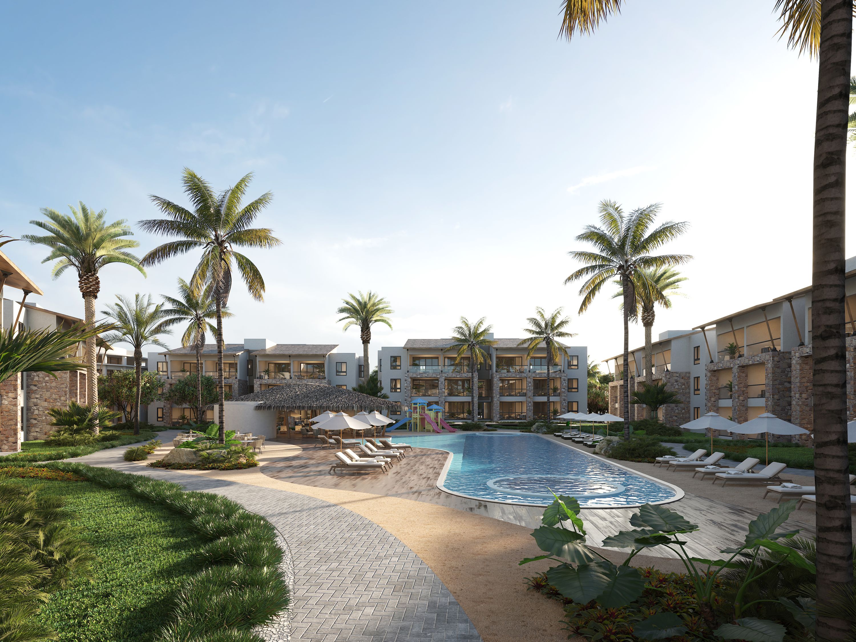 Apartamentos de 1, 2 y 3 habitaciones en playa Nueva Romana, cerca de playa y golf — foto 4