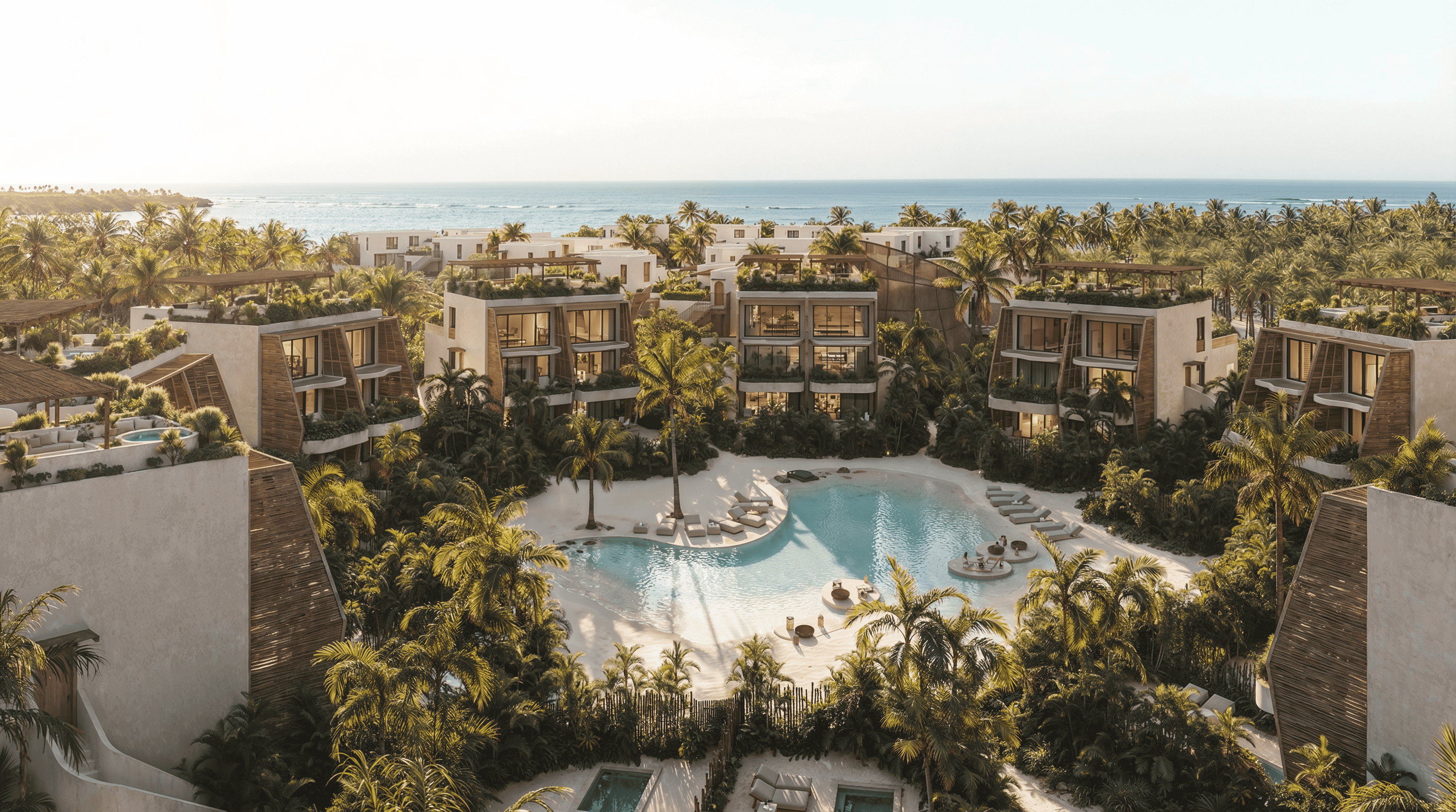 Residencias de lujo con acceso directo a la playa y amenidades exclusivas