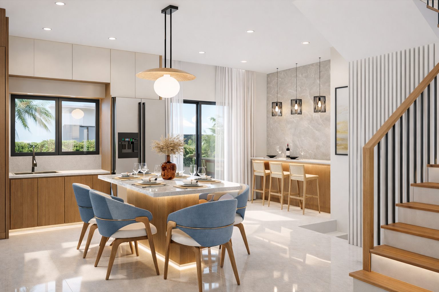 Villas tipo Townhouse y Dúplex de 2 y 3 habitaciones en Punta Cana — foto 2