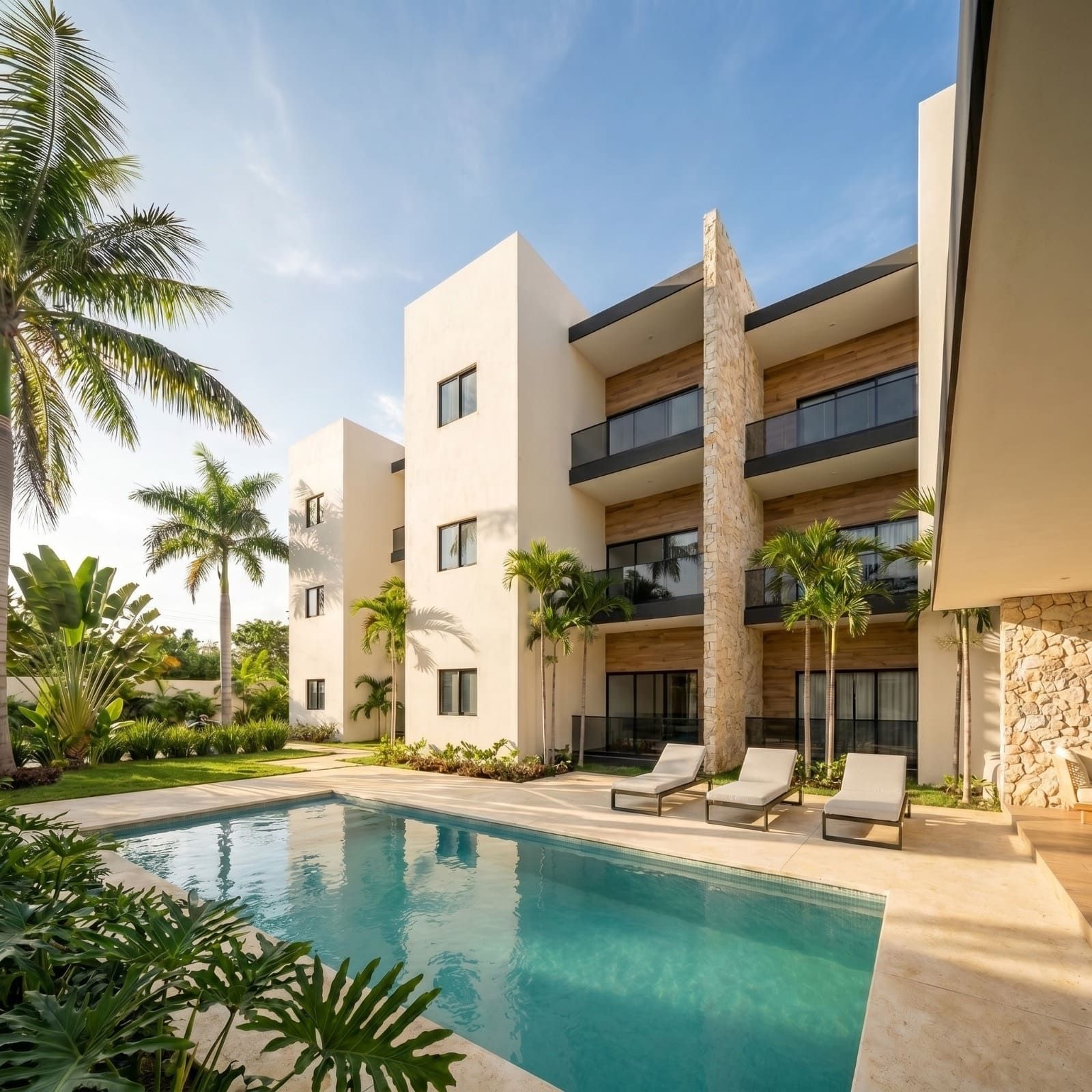 Apartamentos de 2 habitaciones en Downtown Punta Cana