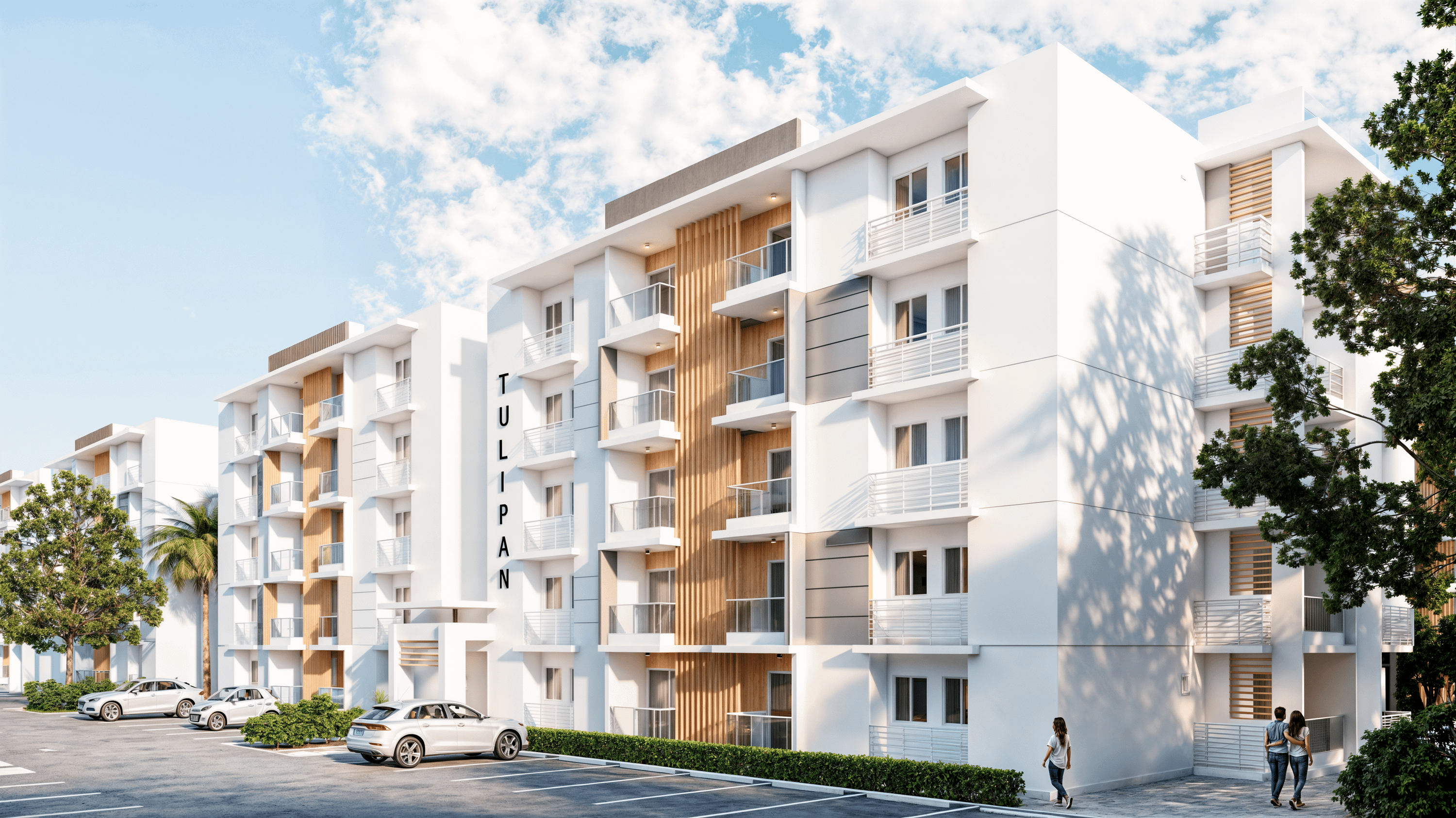 Residencial familiar con apartamentos de 1, 2 y 3 Habitaciones en Punta Cana