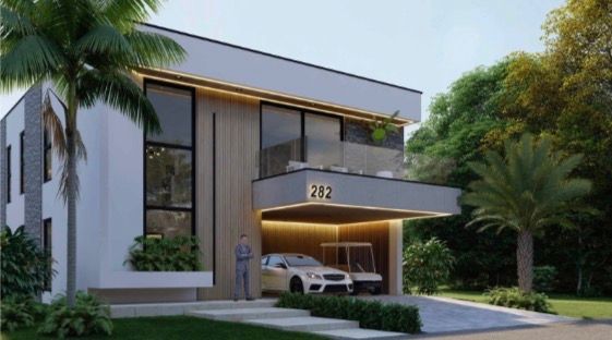 Villa sofisticada con piscina privada en Playa Nueva Romana