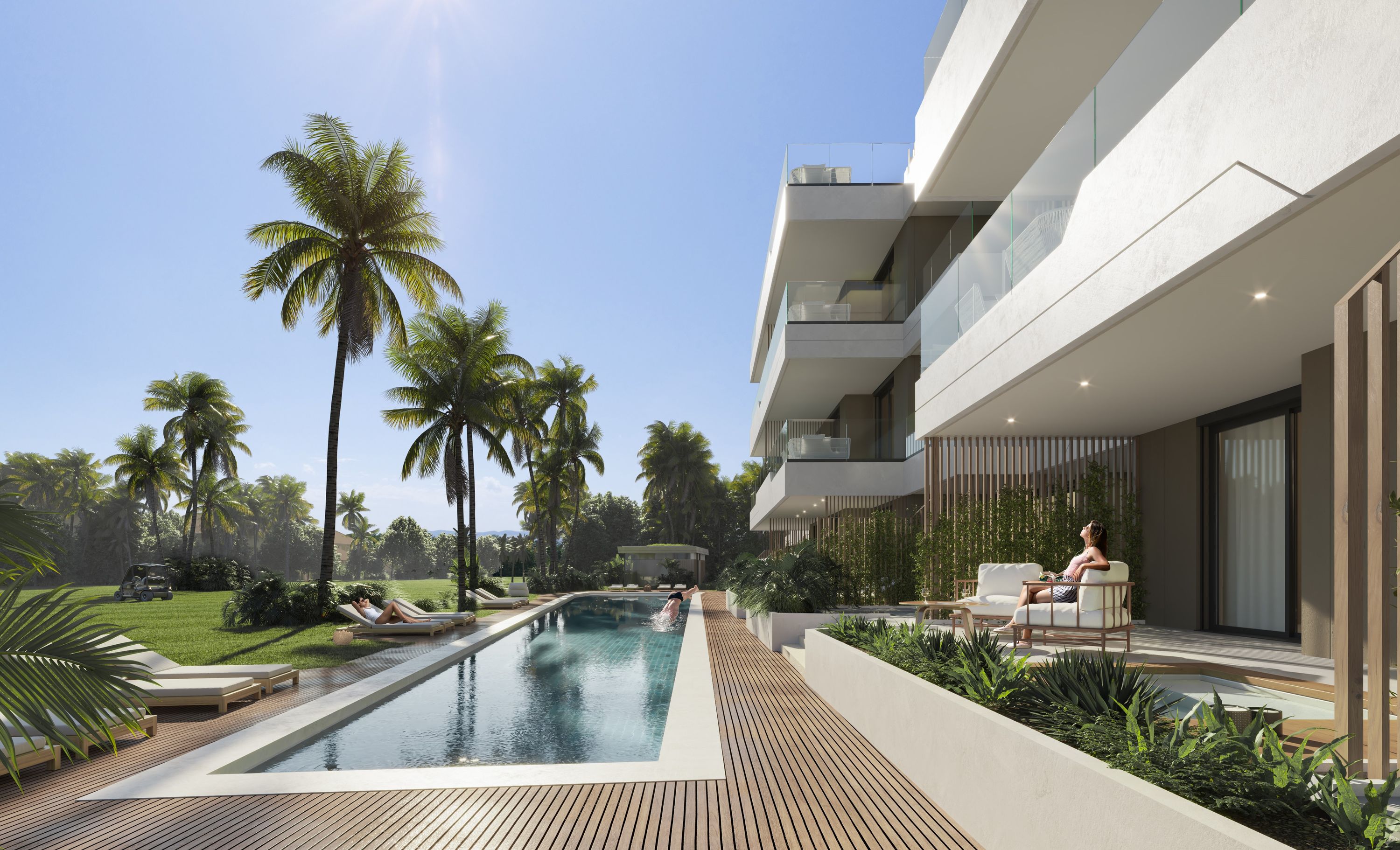 Apartamentos de lujo con club de golf — foto 2