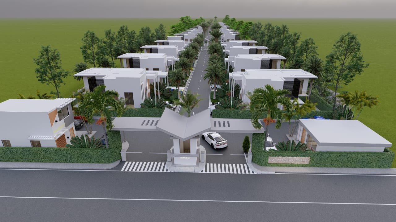 Villas modernas de 2 y 3 habitaciones en Punta Cana