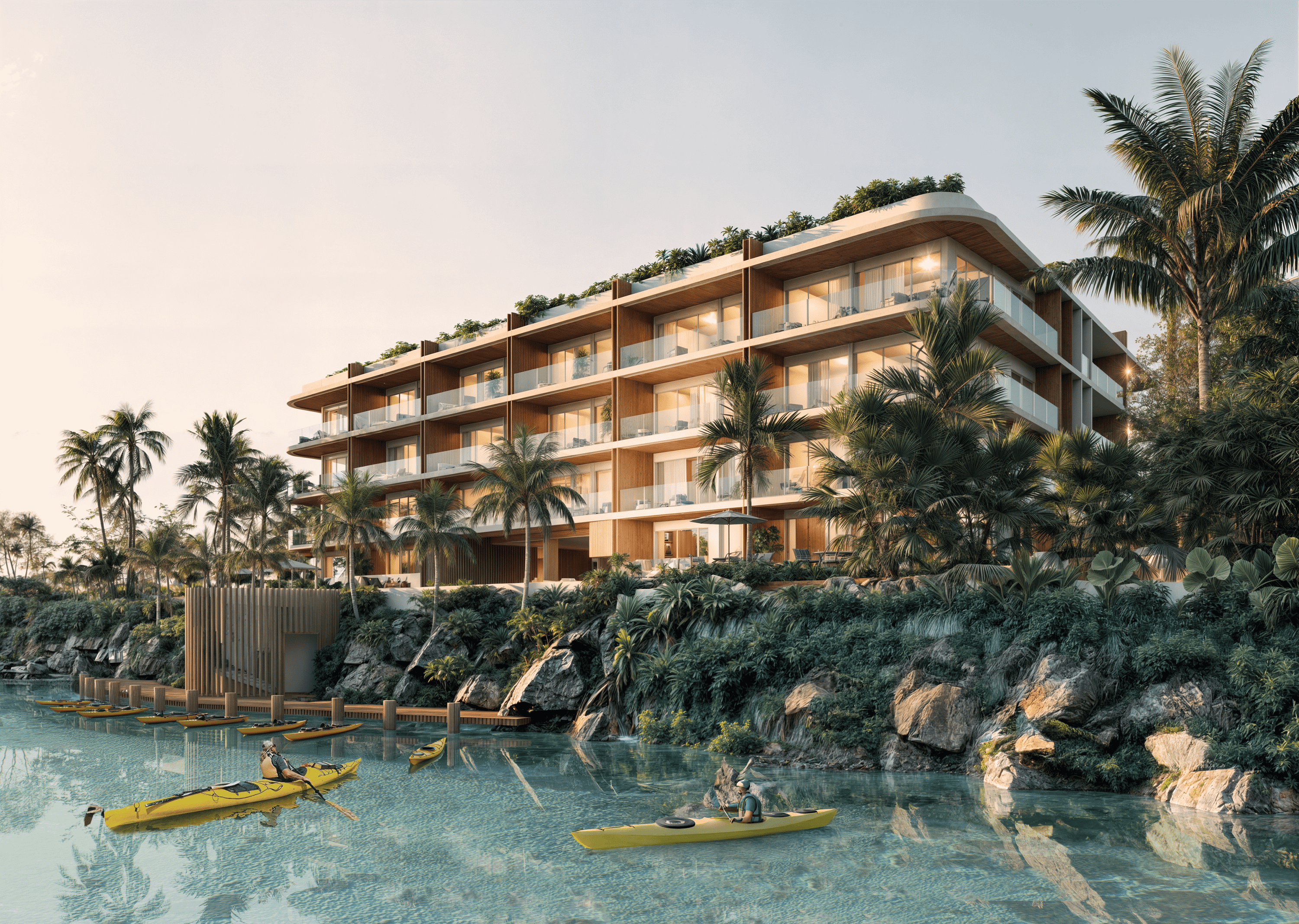 Vive frente al lago en Cap Cana