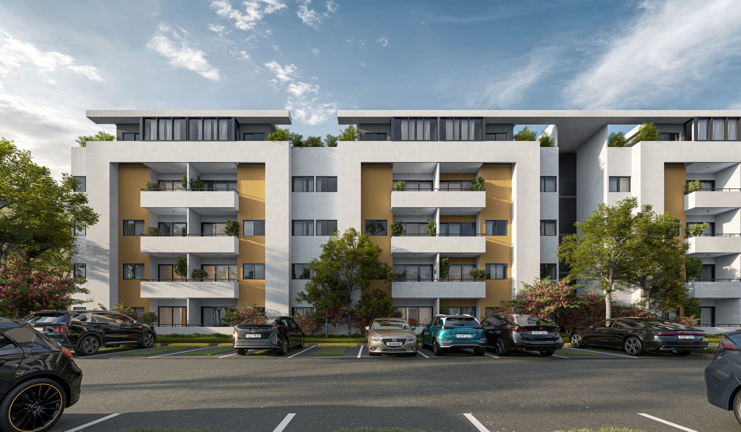 Proyecto residencial con vivienda área de terrazas y apartamento estudio — foto 2