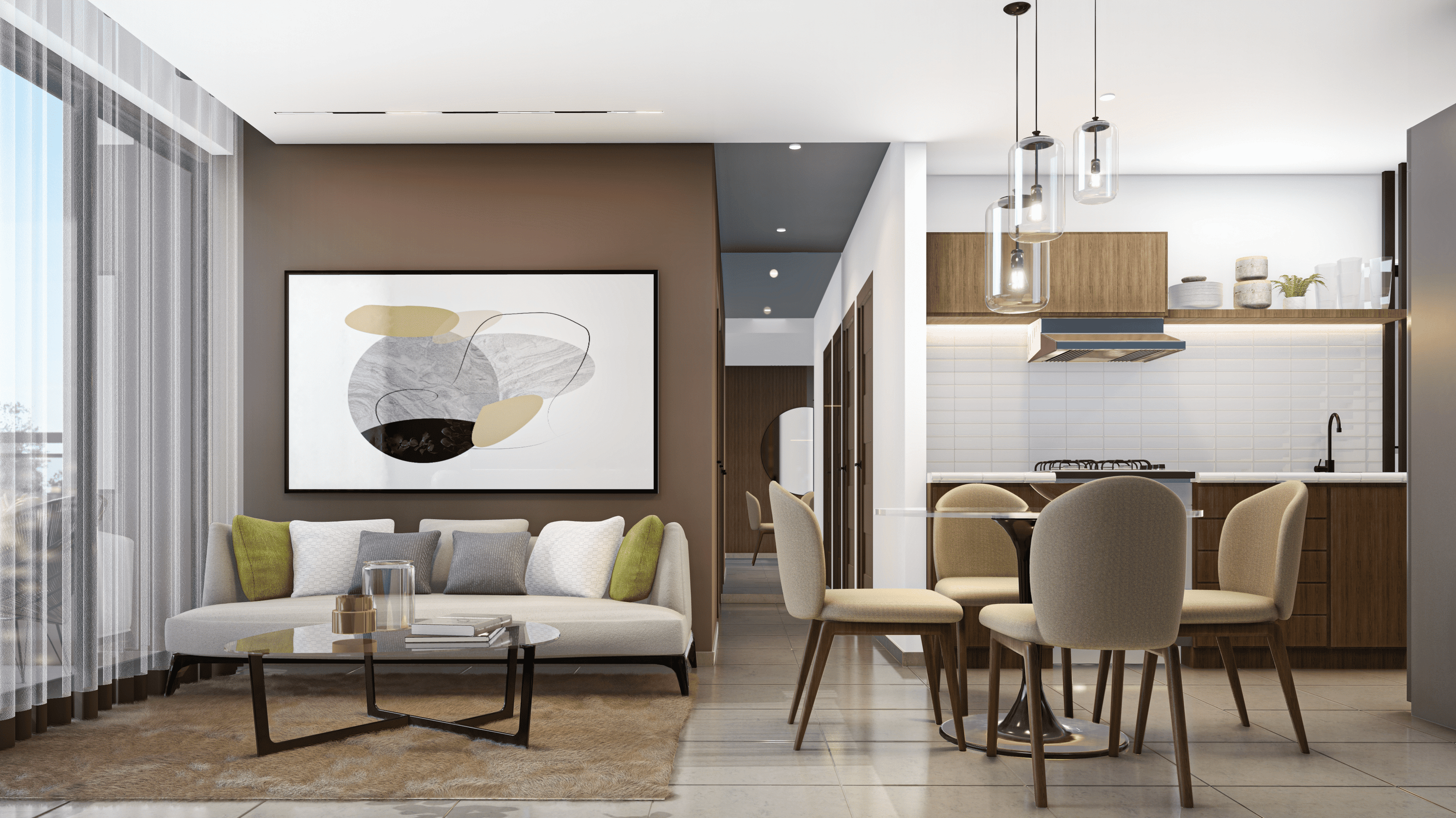Proyecto residencial con vivienda área de terrazas y apartamento estudio — foto 3