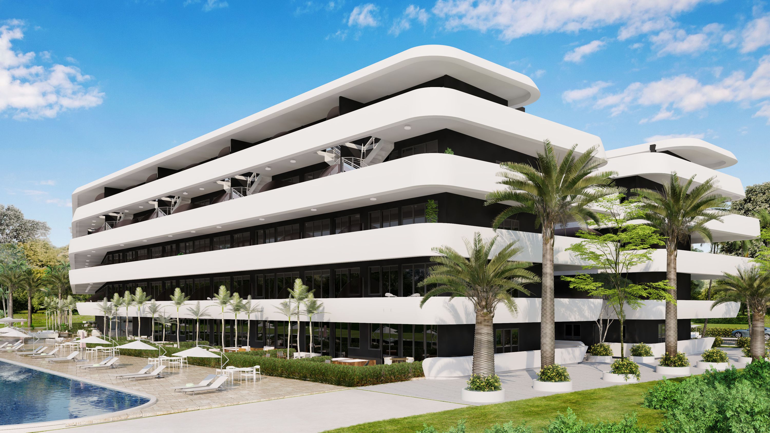 Apartamentos elegantes con vista al campo de golf — foto 2